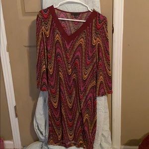 👗 Dress colors reds, pinks and browns